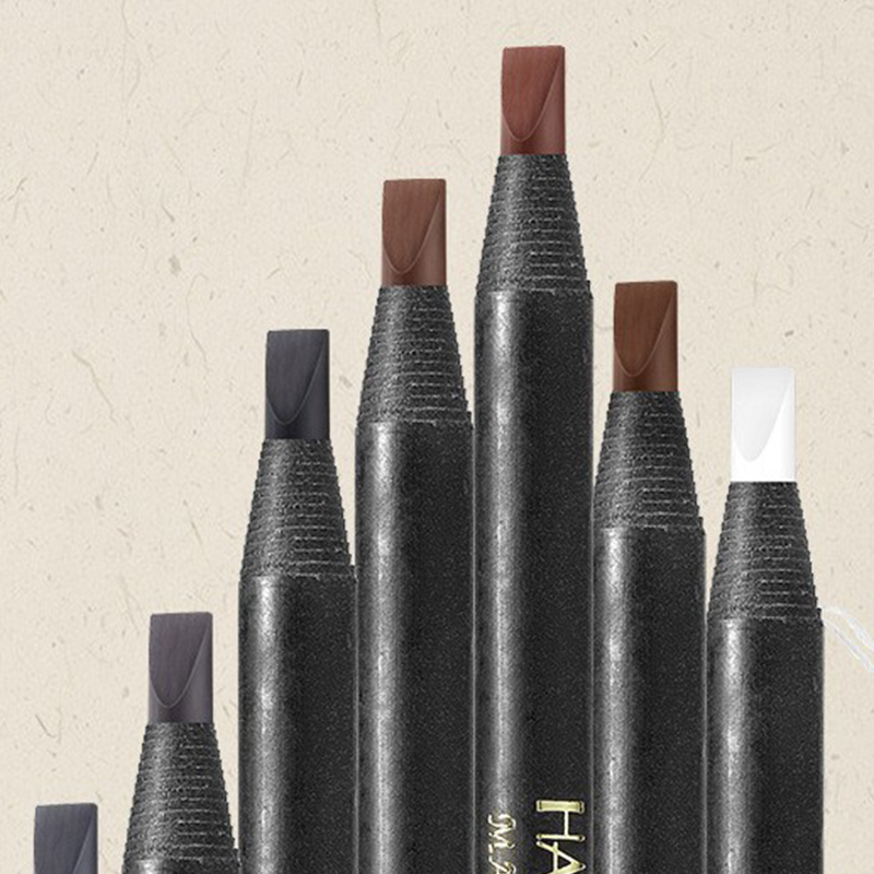 1218砍刀硬芯拉线雾眉笔防水防汗自然持久不晕染不脱色化妆师专用