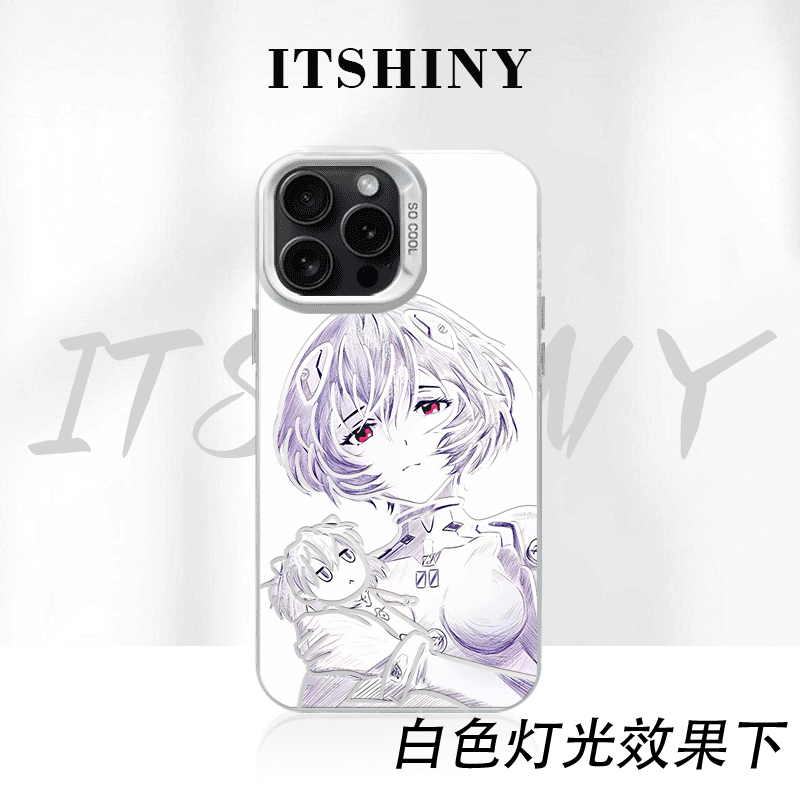 凌波丽手机壳彩银适用于苹果华为荣耀小米VIVOPPO一加37