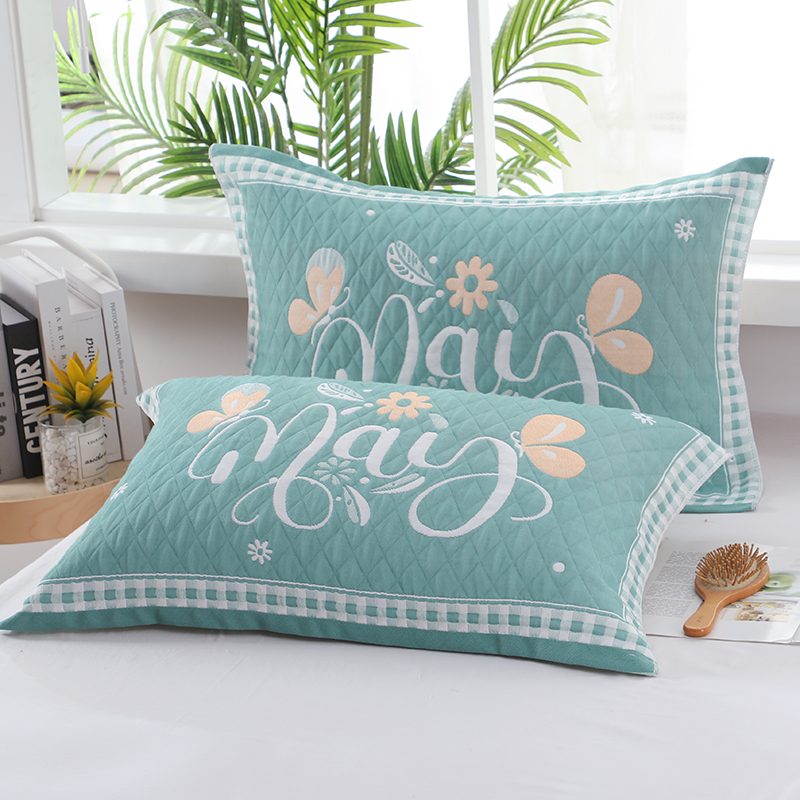 【诺哥专属】新款加厚成人枕巾一对装52*78高档柔软透气吸汗枕头巾