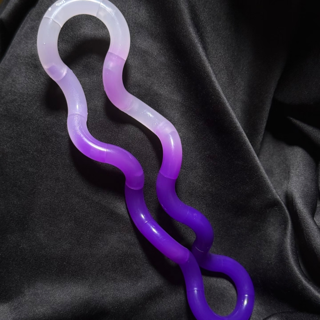 紫蝶铁磺扭扭乐温变遇热变色平台扭扭乐专注力训练学生多动症玩具