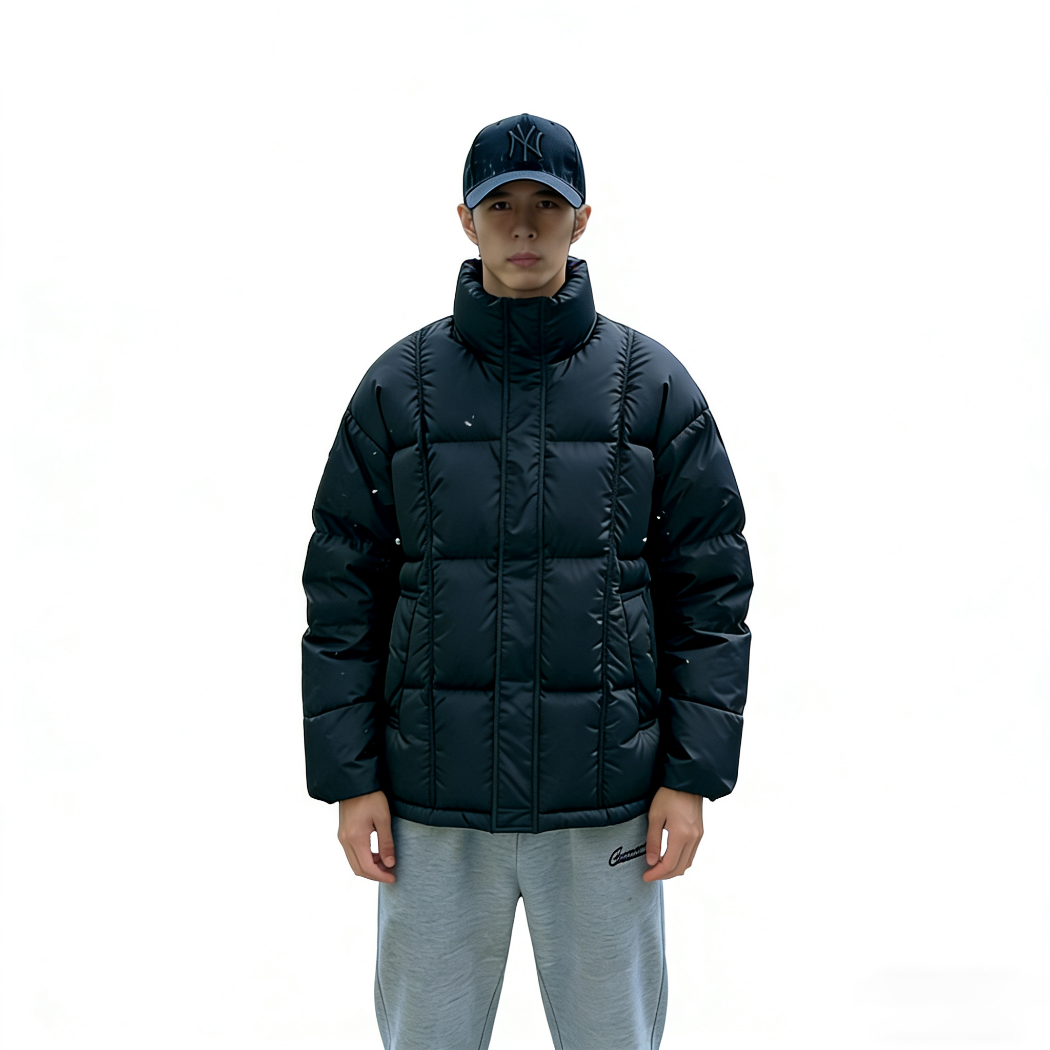 新款羽绒服男士立领冬季极寒高充绒量加厚泡芙保暖宽松必备外套