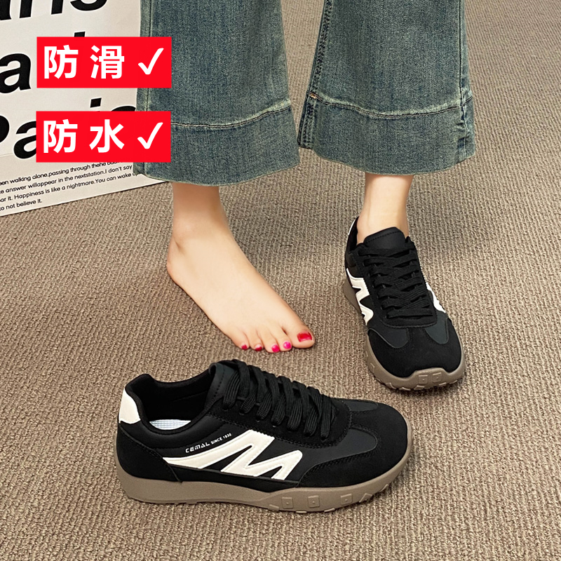 厨房专用防滑鞋女运动鞋秋季2025年新款防水防油不累脚上班工作鞋