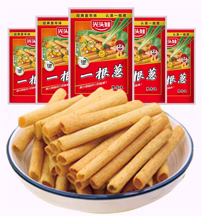 光头娃一根葱葱香味薯条休闲童年怀旧解馋零食死神麻辣香脆豆条