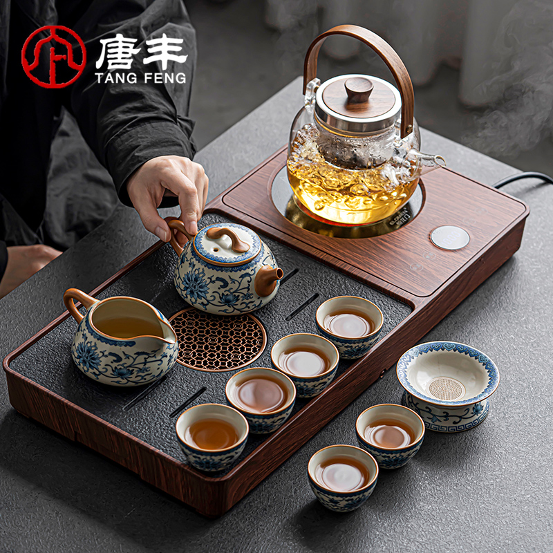唐丰小型高端功夫茶具套装2025新款高档全自动一体茶盘茶台一整套