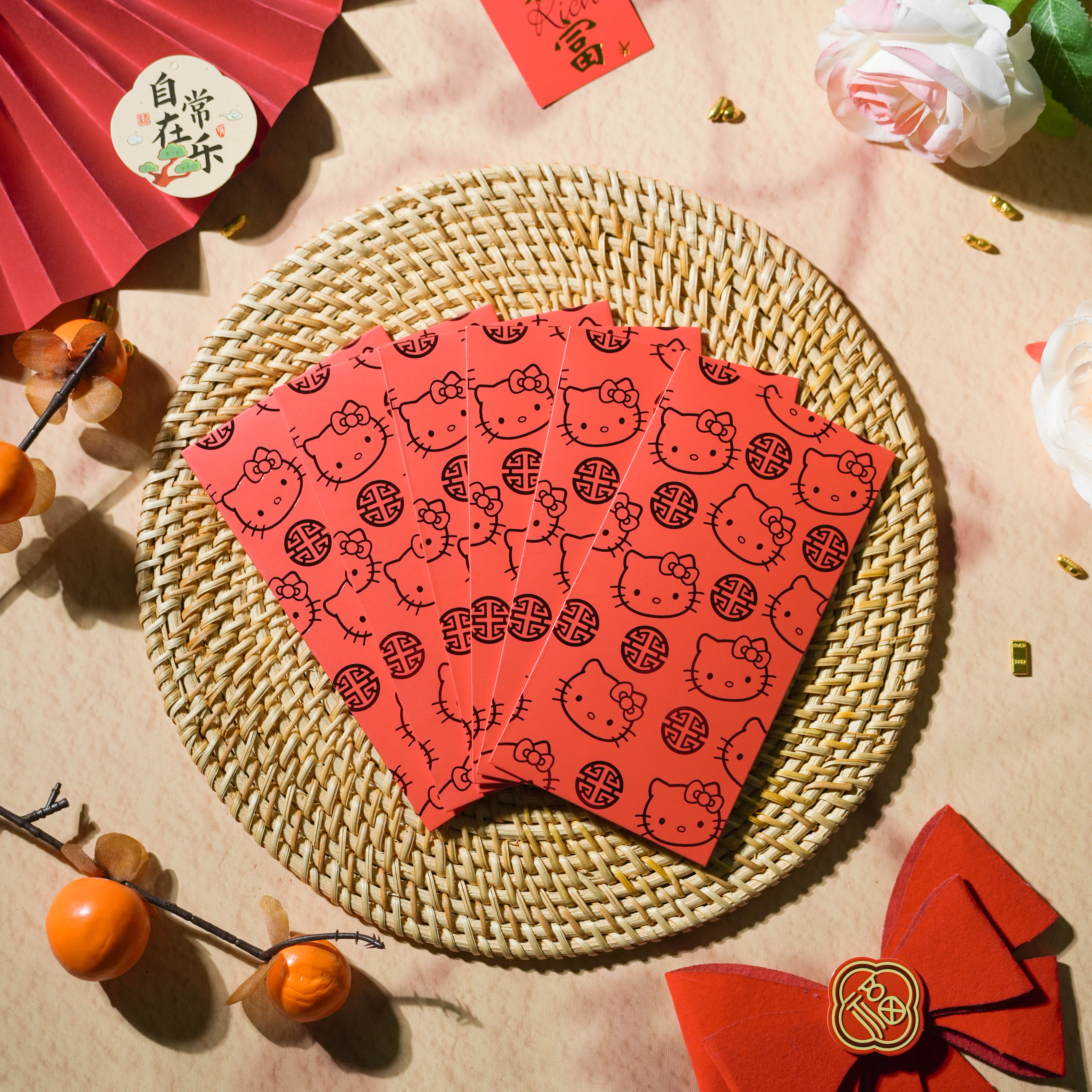 30个装年年有钱新年烫金红包可爱少女心2026春节过年压岁包利是封