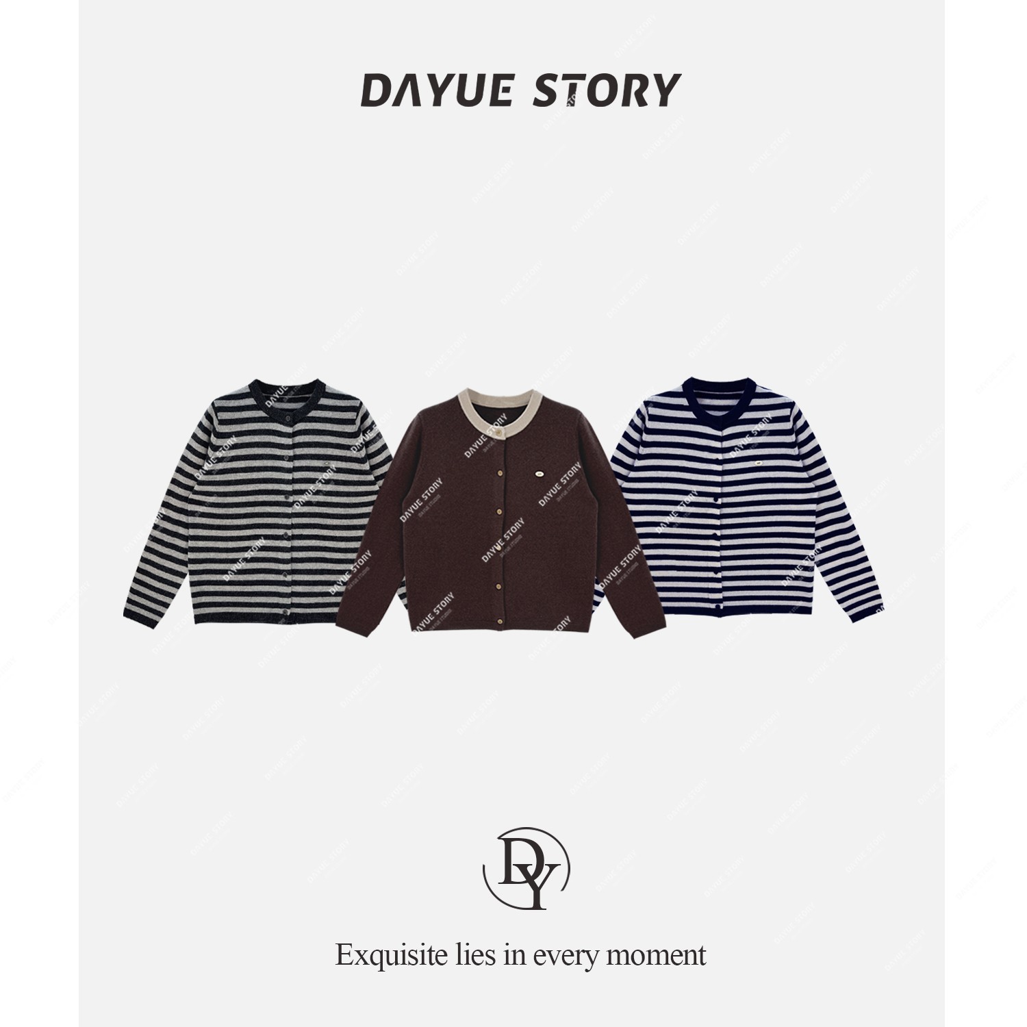 DAYUE【玛奇朵】每一件都想带走~髙克重100羊毛！秋冬圆领百搭针织衫