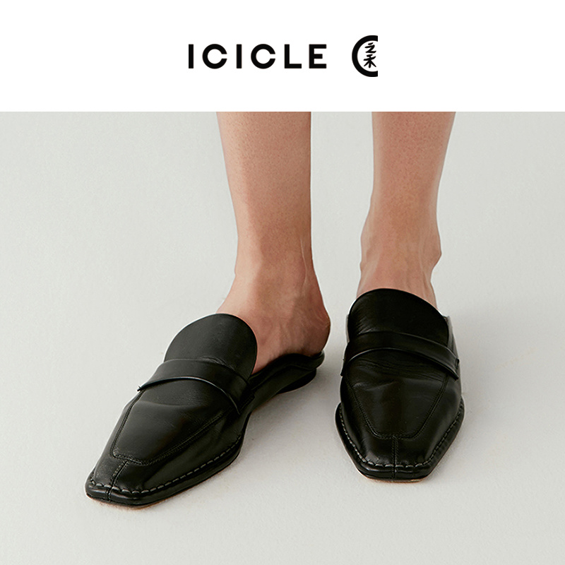 【纳帕牛皮】ICICLE之禾女装牛皮平底鞋单鞋1060