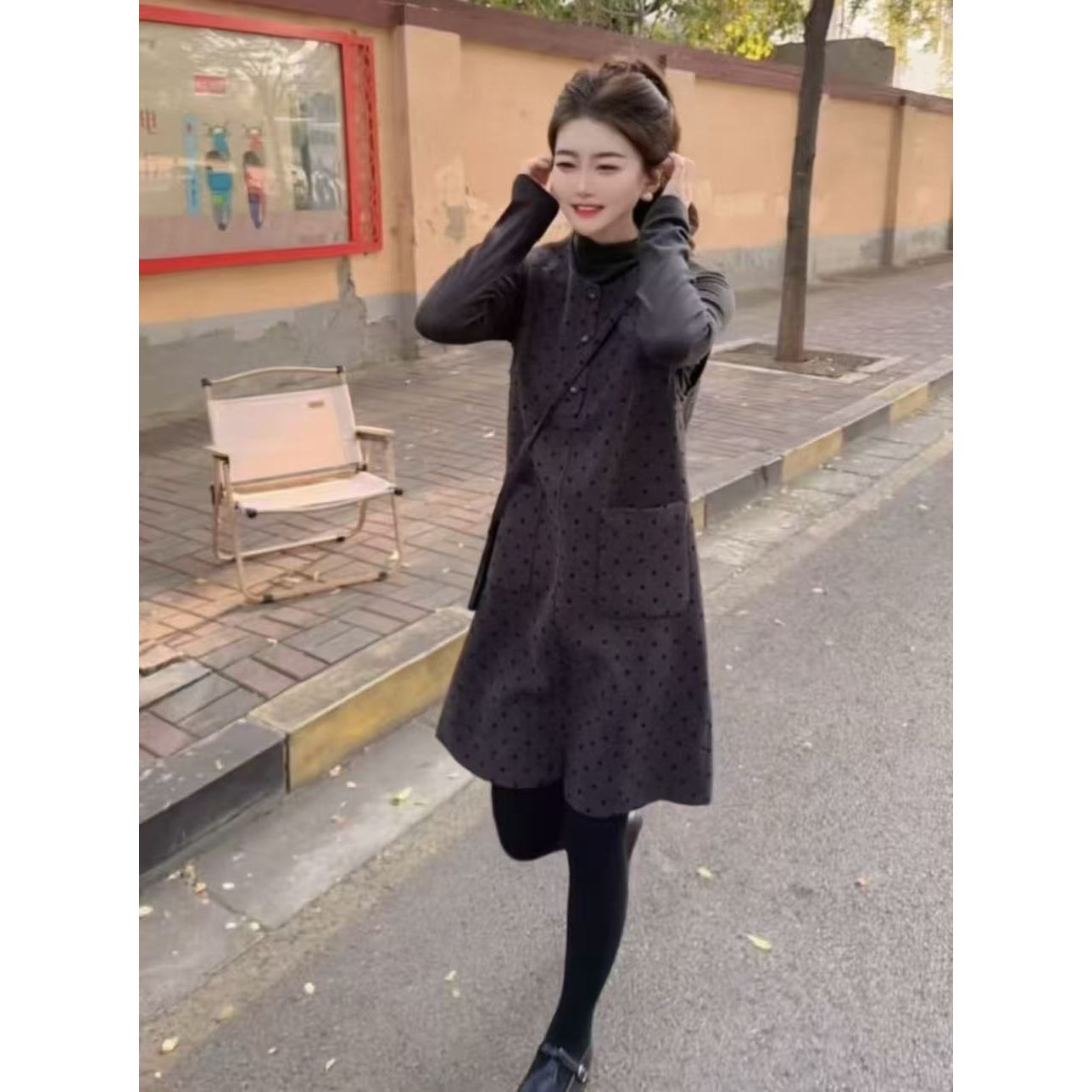 『波点千金X』时尚气质百搭时尚套装95239