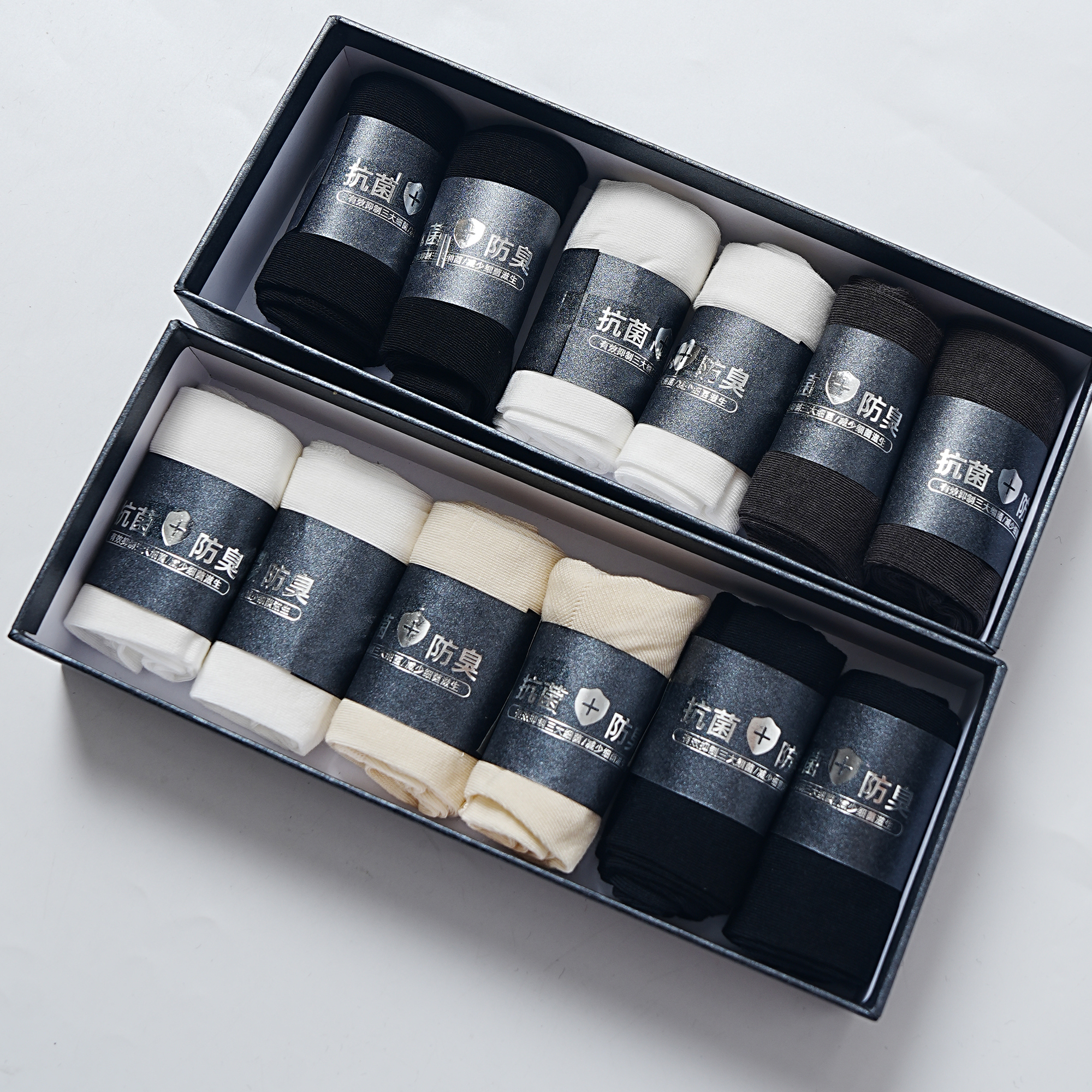 金雀绫【气球袜】男女透气吸汗常规中筒袜SZAK3WQC78