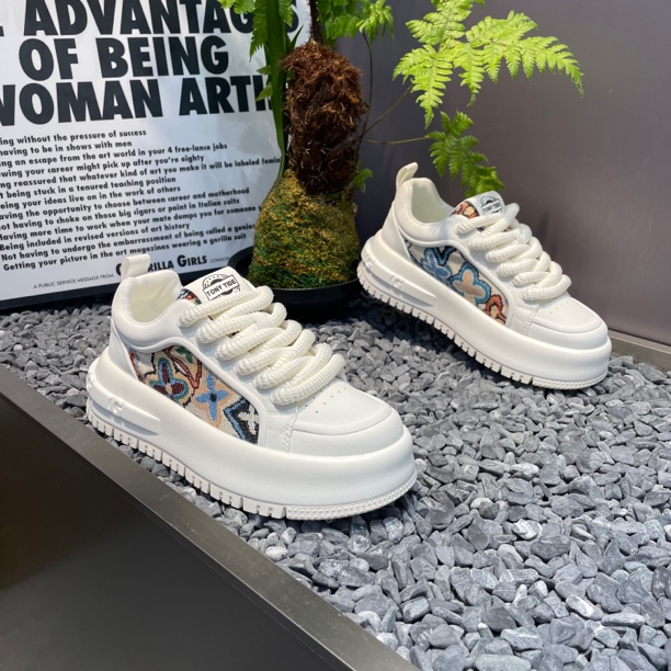 秋季增高休闲鞋秋厚底时尚休闲鞋春季韩版ins潮流