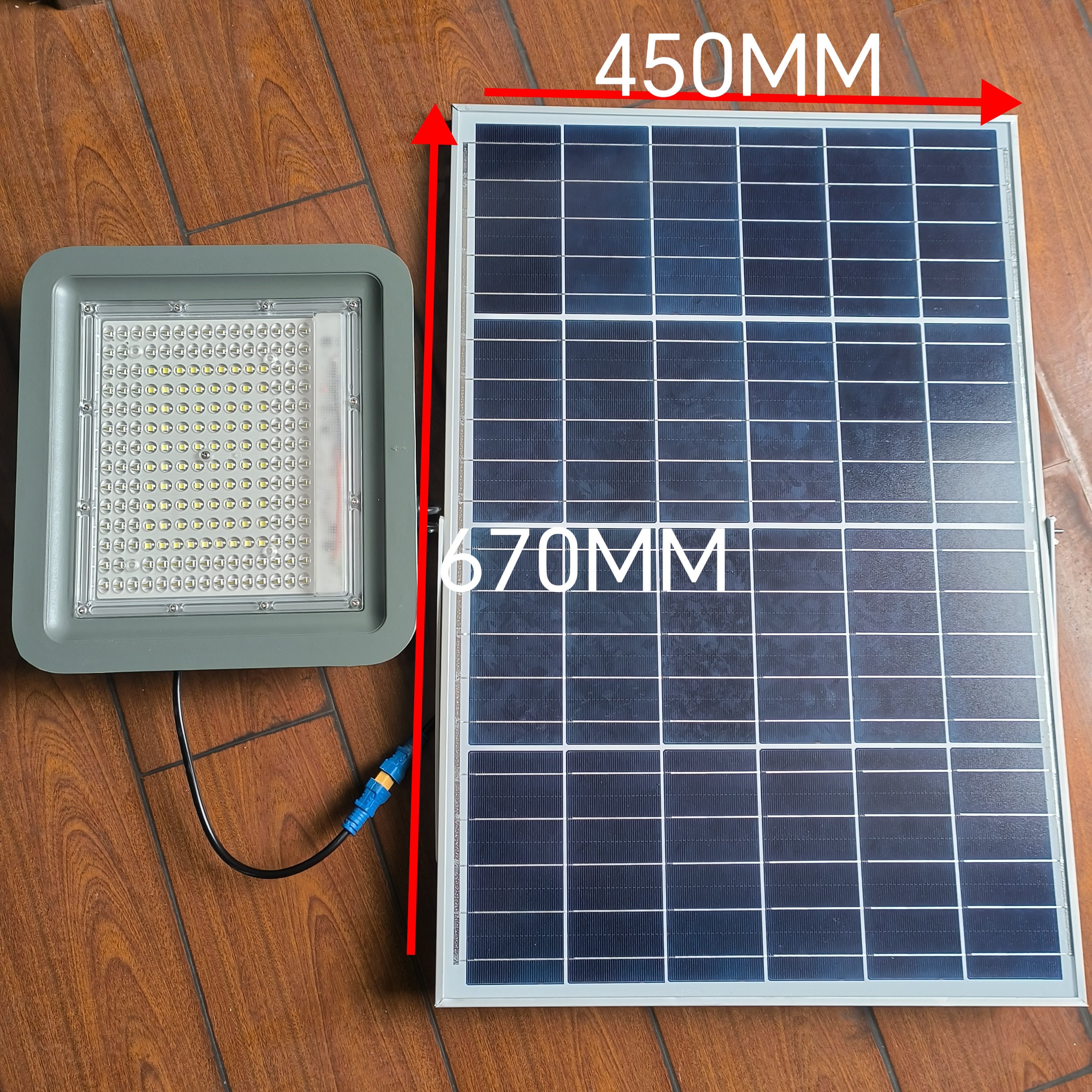太阳能市政工程投光灯A款比亚迪6万容量电池670×450板子200珠