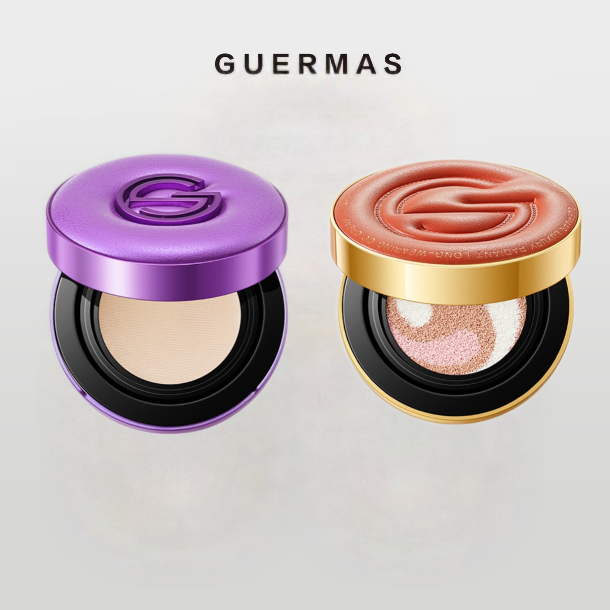 娇玛仕 奢颜光感持妆CC霜/鎏光柔缎锁妆气垫/经典水润高光气垫