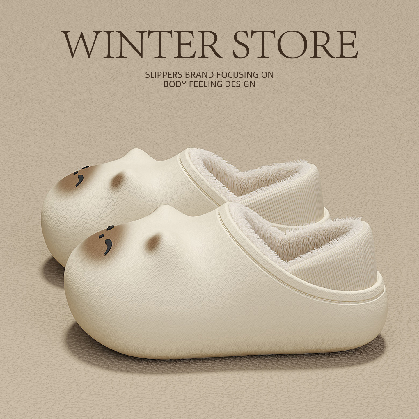 猫咪防水棉拖鞋女款冬季2025新款爆款室内外穿防滑保暖可爱包跟男