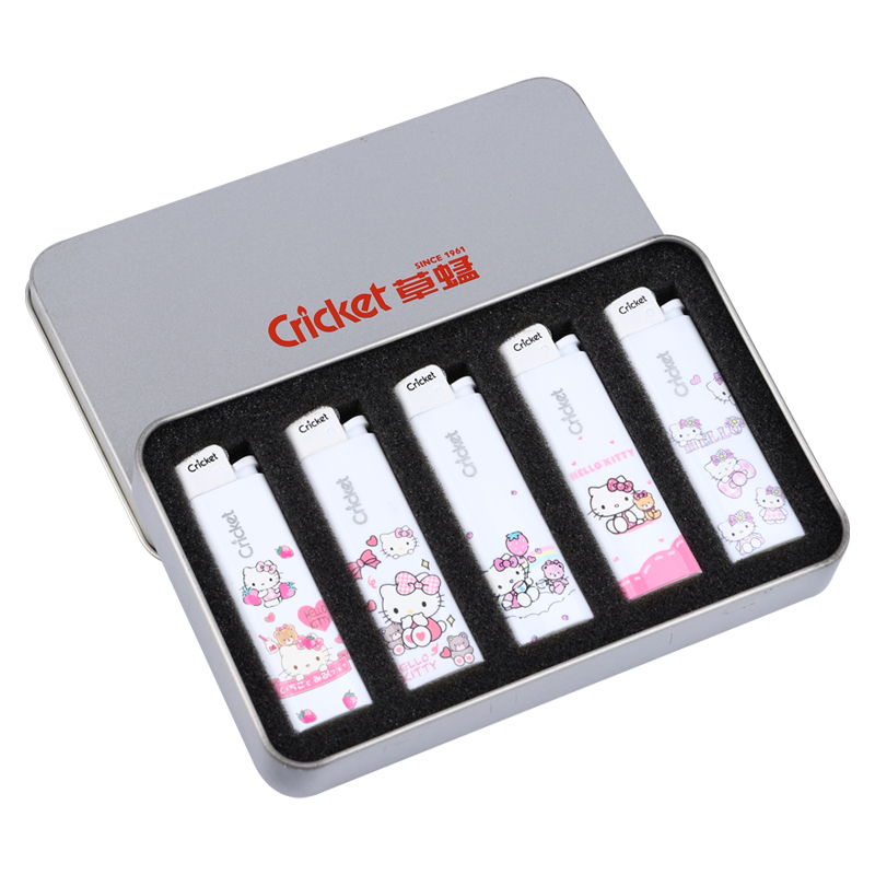 个性创意高颜值防爆砂轮滑轮打火机适合送男女生礼物金属礼盒装