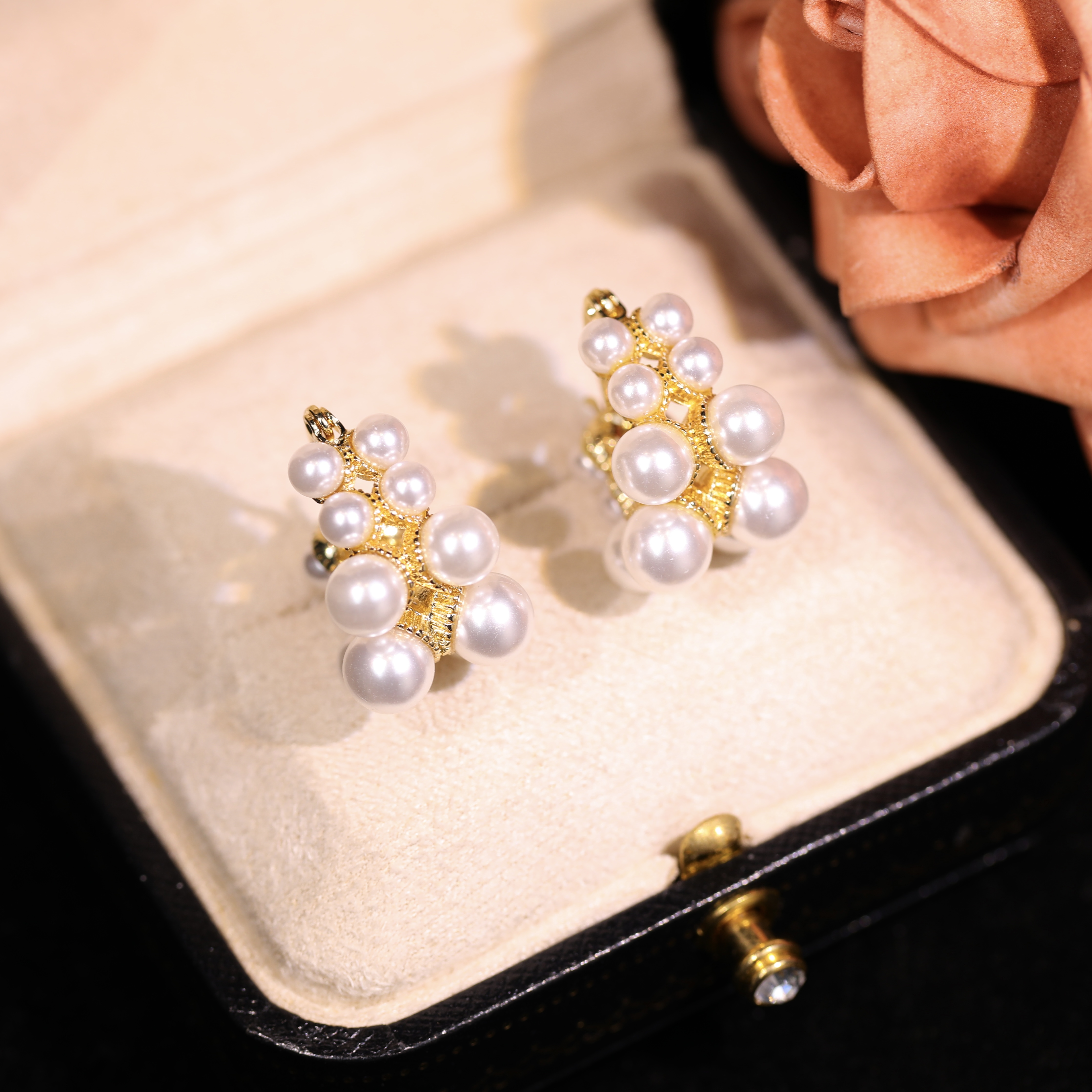 铜合金耳饰 【天玄】轻奢时尚气质百搭高级小众设计感耳饰RH1070