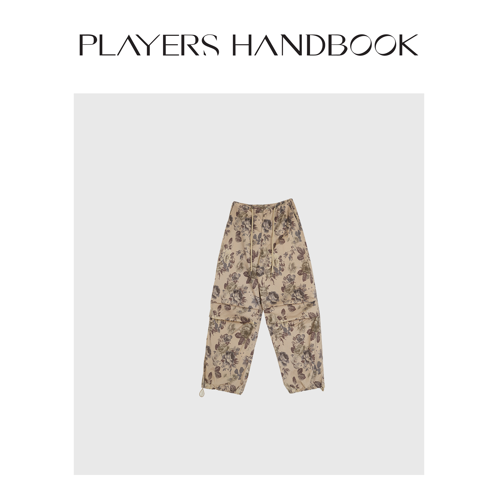 Players Handbook 《花花世界》潮流街头抽绳印花伞兵库 PH2262