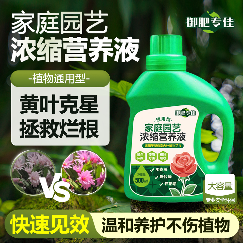 植物营养液花肥浓缩肥花卉绿植发财树盆栽富贵竹养花水溶肥