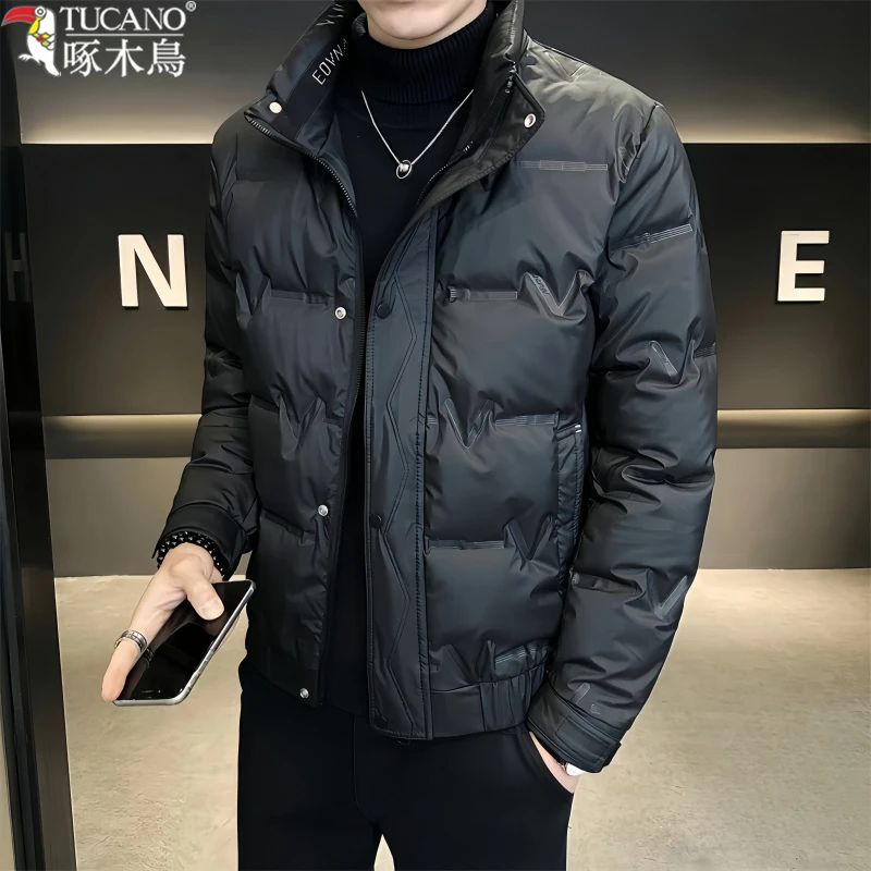 TUCANO/啄木鸟男士棉服保暖休闲立领冬季潮流时尚青年棉衣外套男