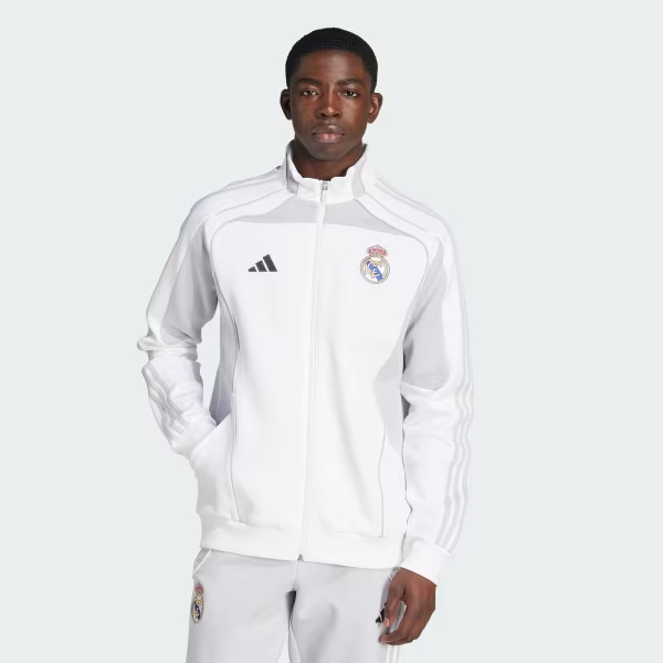 Adidas阿迪达斯男子皇家马德里针织足球文化运动夹克外套JN3069