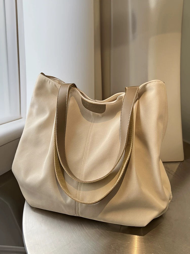 大容量单肩托特包包上班族宝妈女高中大学生妈咪包2025牛津手提袋