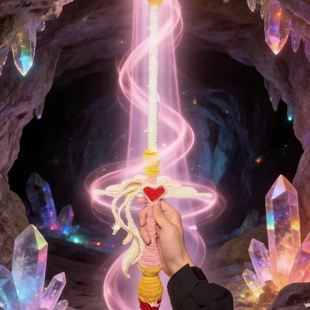 【柚子】小樱魔法剑diy扭扭棒材料包手工网红魔法剑送闺蜜女友礼物