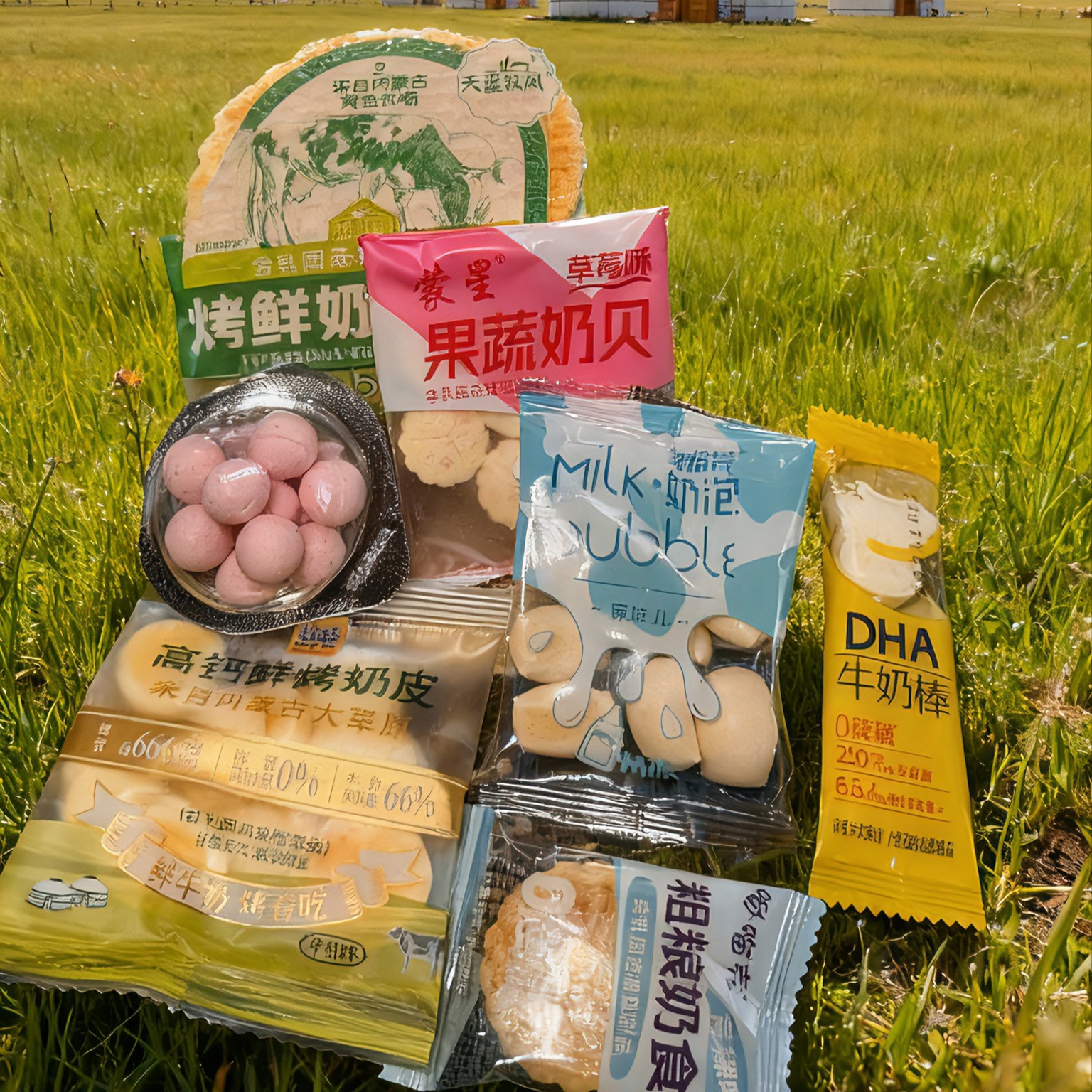 高钙大礼包口味健康奶脆内蒙牛奶学校必备内蒙内蒙古奶制品混合装