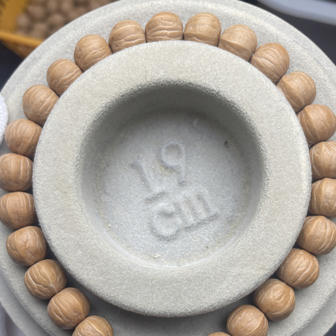 张罗猴头-迷你小南瓜手持-全品无暇-27颗籽-手串误差0.3