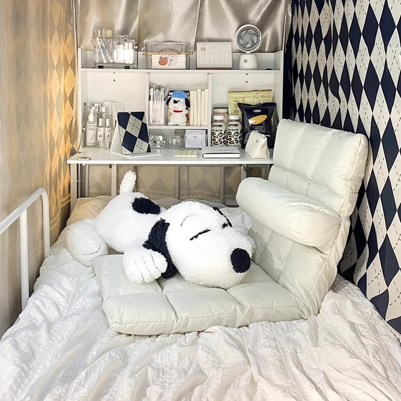 懒人沙发日式单人沙发椅床上靠背椅宿舍椅子可折叠电脑躺椅