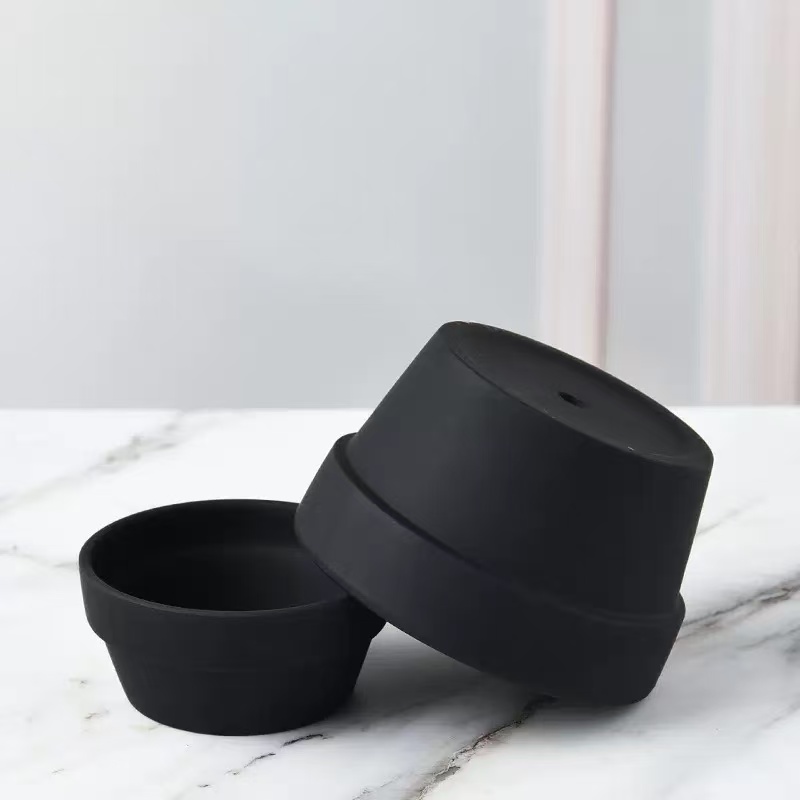 多肉陶土盆 新款圆形盆个性手工花盆透气盆