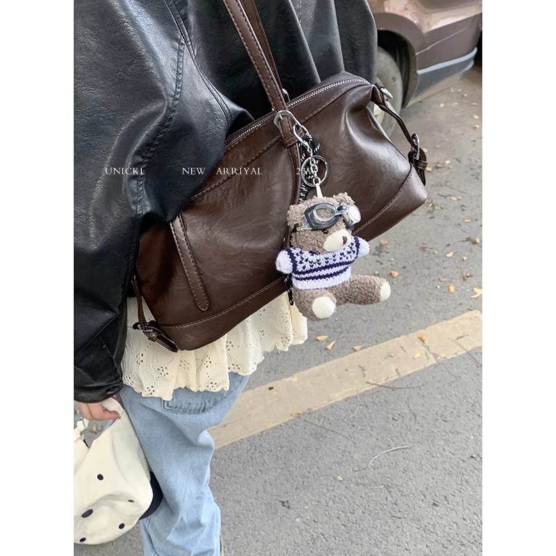 复古小众腋下包包女款爆款2025新款高级感手提通勤包大容量托特包