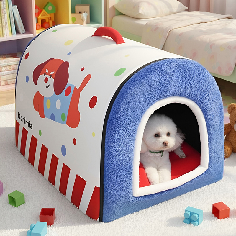 狗窝冬季保暖四季通用中大型犬狗房子可拆洗狗屋猫窝宠物睡觉用品