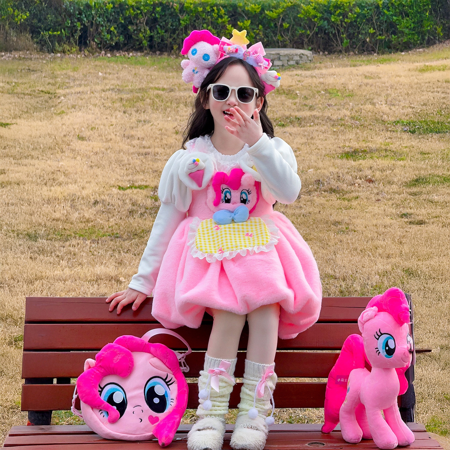 女童加绒公主裙2026新款女孩超好看洋气洛丽塔儿童冬装生日礼服裙