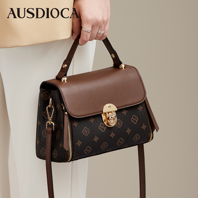 包包女包2025新款时尚高级感手提包通勤小方包休闲女士单肩斜挎包