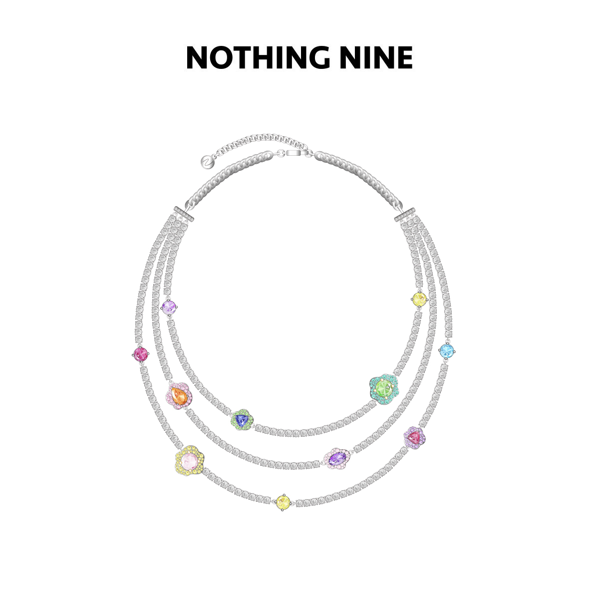 合金锆石项链 NOTHING NINE 理米耶尔锆石项链
