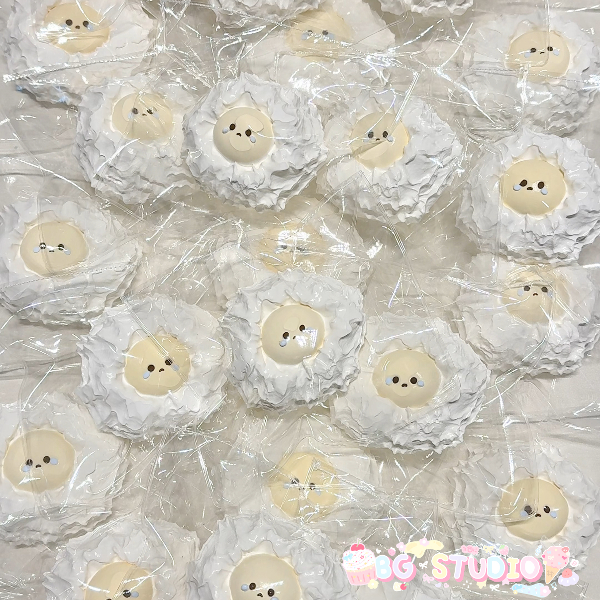 现货荷包蛋系列解压玩具160g±10无开箱不售后
