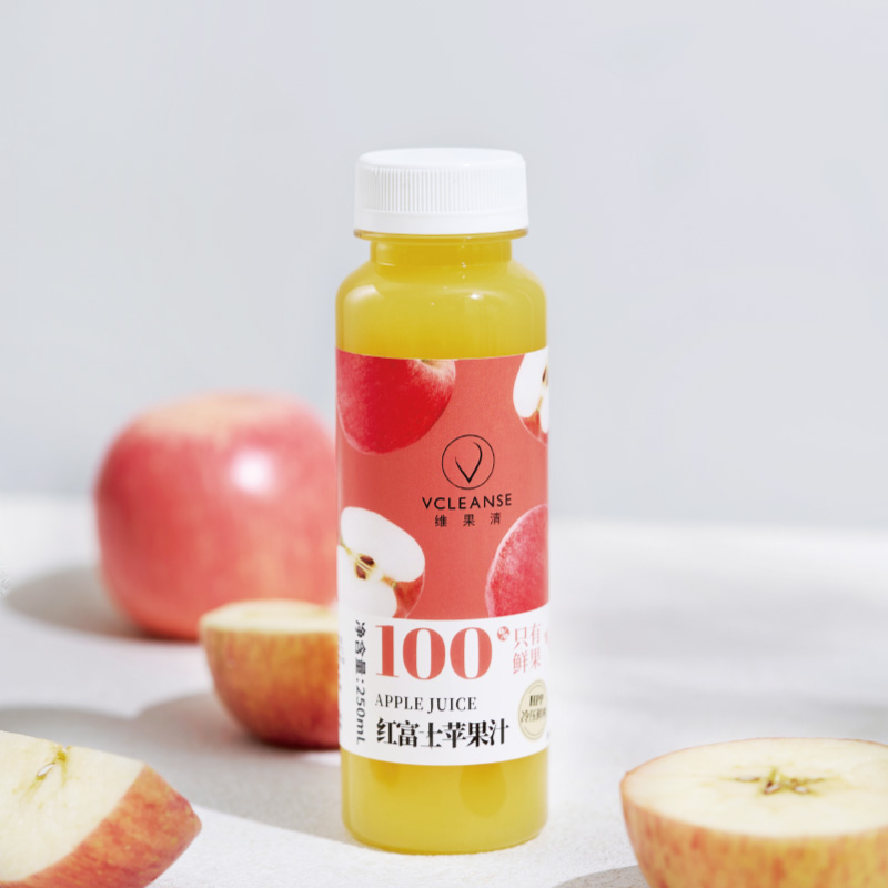 维果清 100%红富士苹果汁 hpp鲜榨苹果汁 纯果汁宝宝儿童冷藏饮料