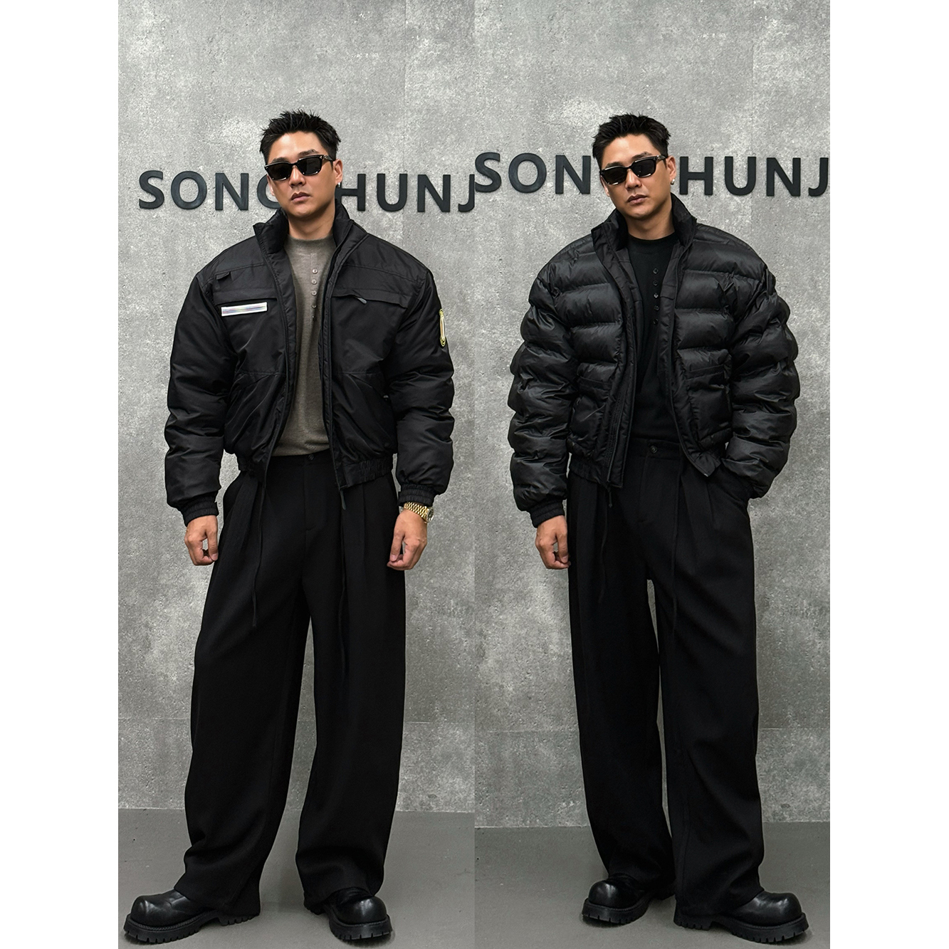 宋春江同款 秋冬【突击者】三防双面穿棉服加厚保暖男百搭排骨服