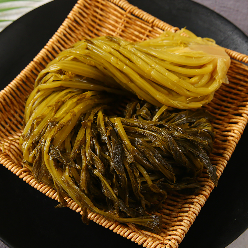 温州特产农家新鲜腌制雪菜开胃下饭菜1000g清脆爽口雪里红咸菜