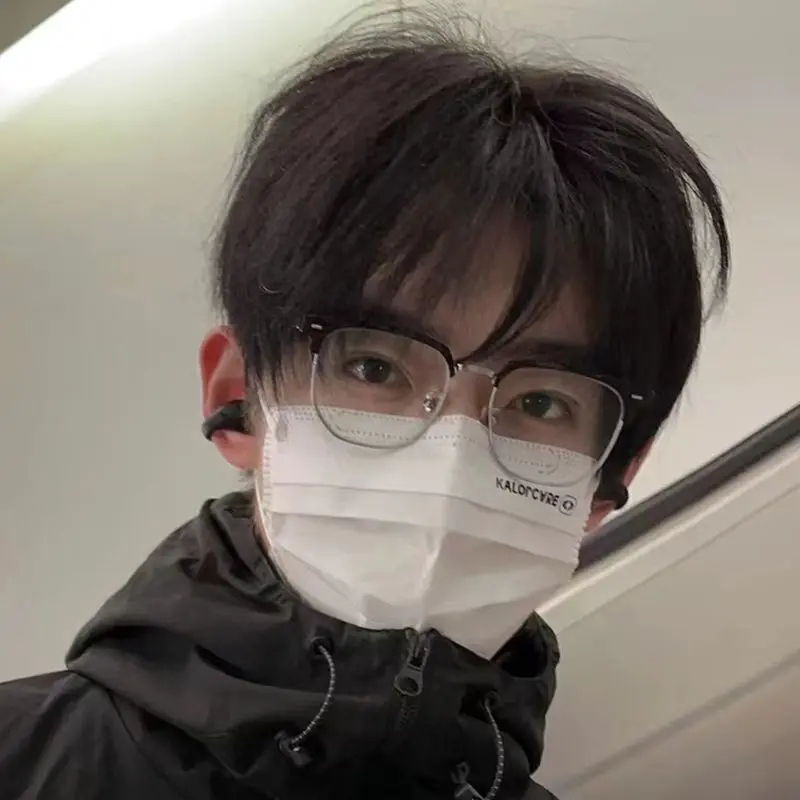 超轻防蓝光辐射眼镜半框理工男款可配近视度数斯文眉框男士痞帅