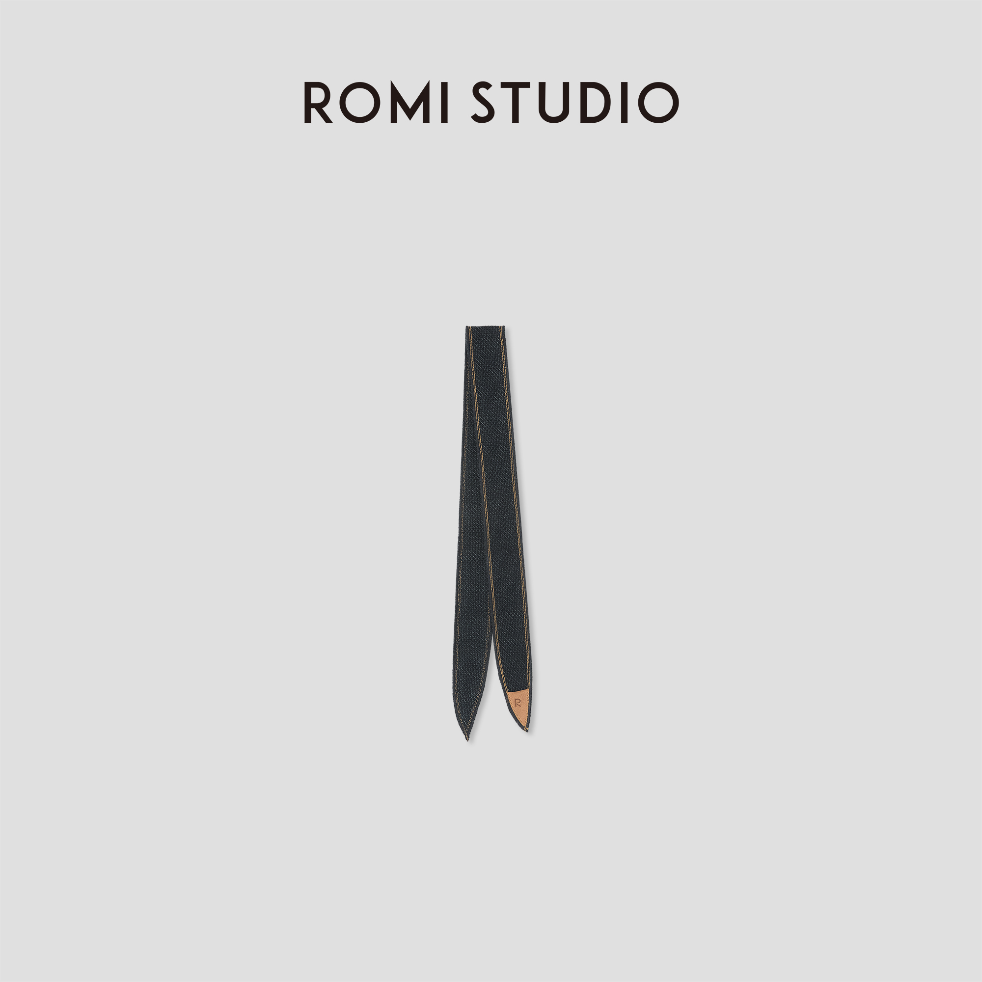 ROMI STUDIO夏季新款日常简约休闲棉质复古感领带发带 RWCLP31950