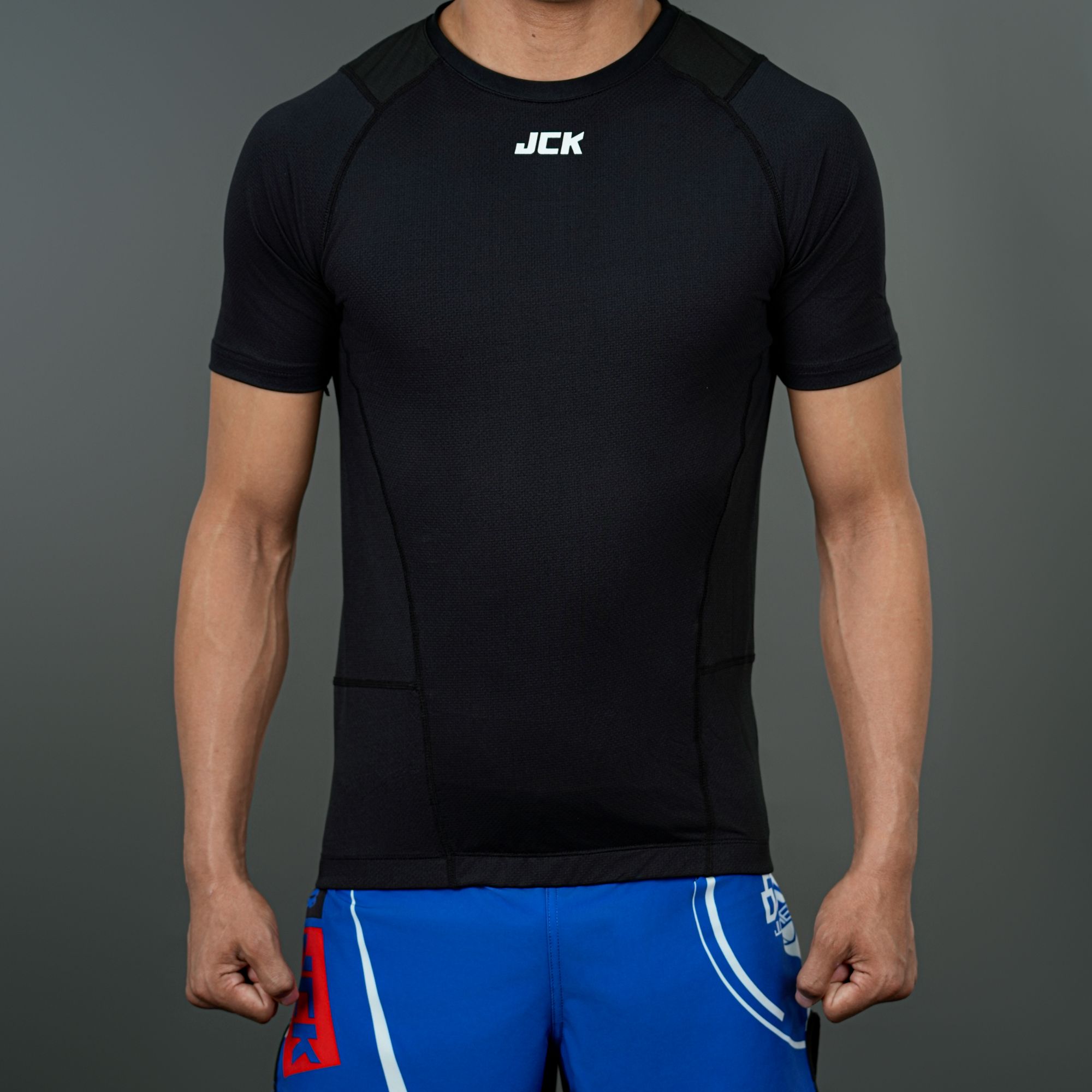 战觉城JCK战觉城紧身训练短袖健身衣男健身短袖