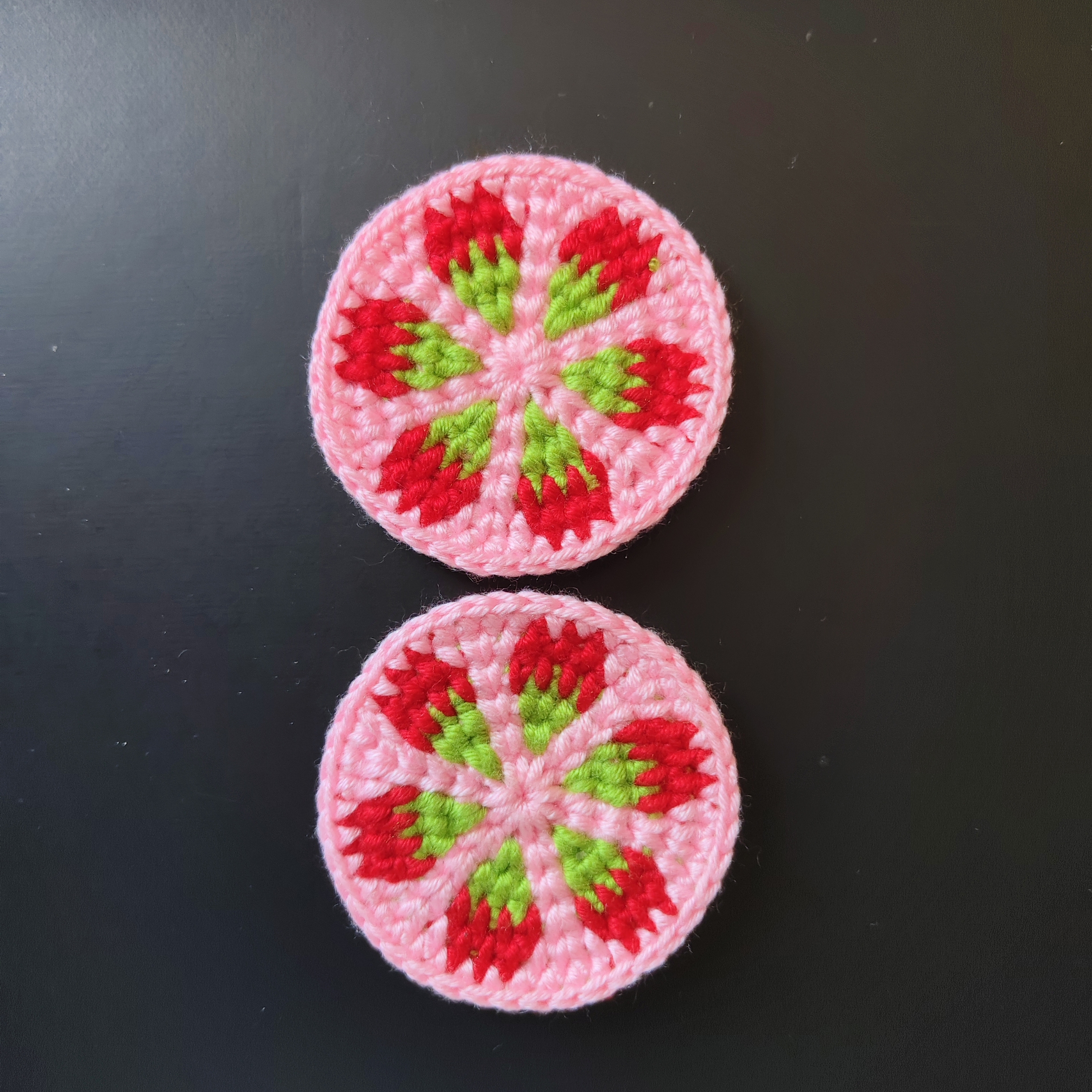 幸幸钩织纯手工毛线拖鞋鞋底后跟花1双（买3双包邮））