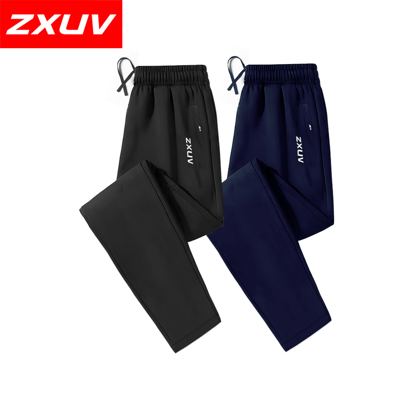 ZXUV021秋冬季男女款可装手机速干针织长裤保暖户外跑步