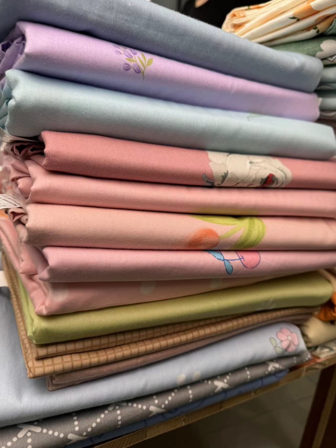 微瑕孤品清仓全棉斜纹床单被套枕套面料柔软亲肤不起球不掉色