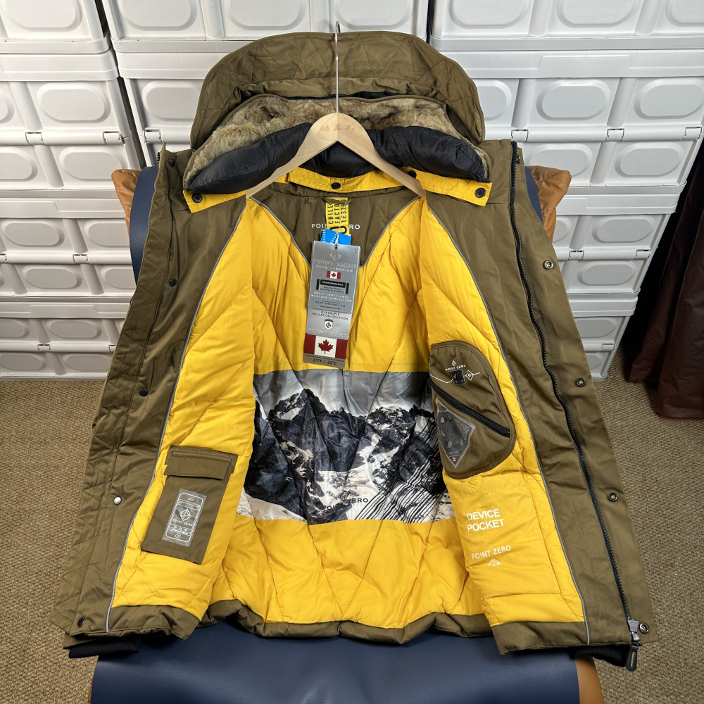 旷世神衣 浑身都是宝 秋冬男士重磅加厚保暖中长保命服棉夹克外套