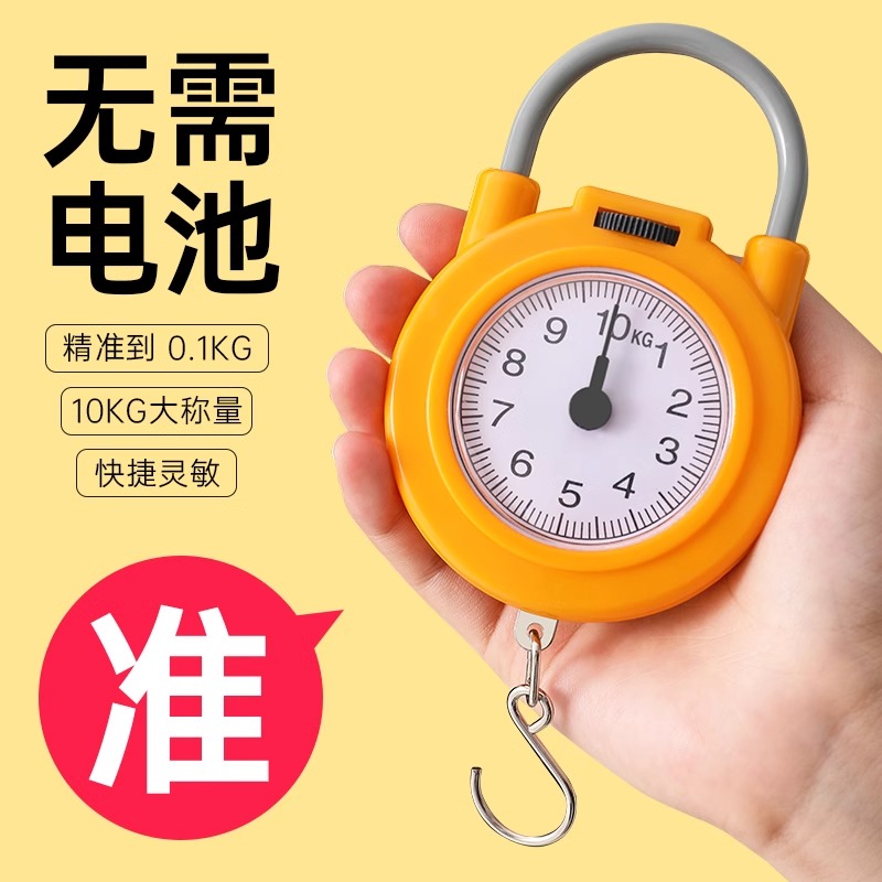 弹簧秤高精度手提称便捷式家用随身带小勾称小型手提多功能电子称