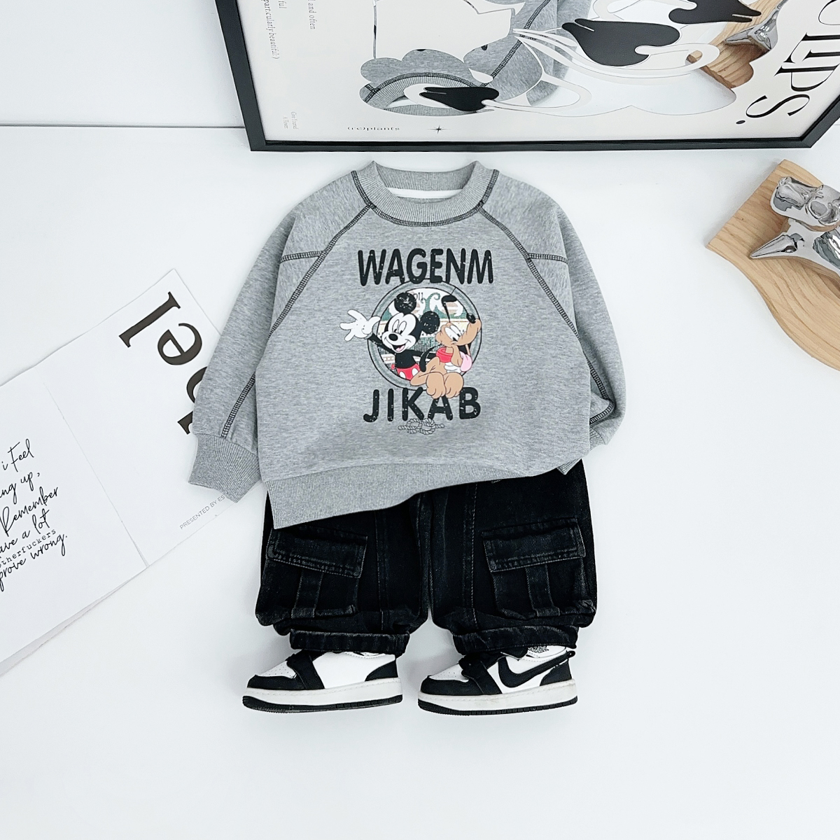 儿童秋卫衣长袖2025新款秋装男童秋冬上衣 AY25883 悠悠童话童装