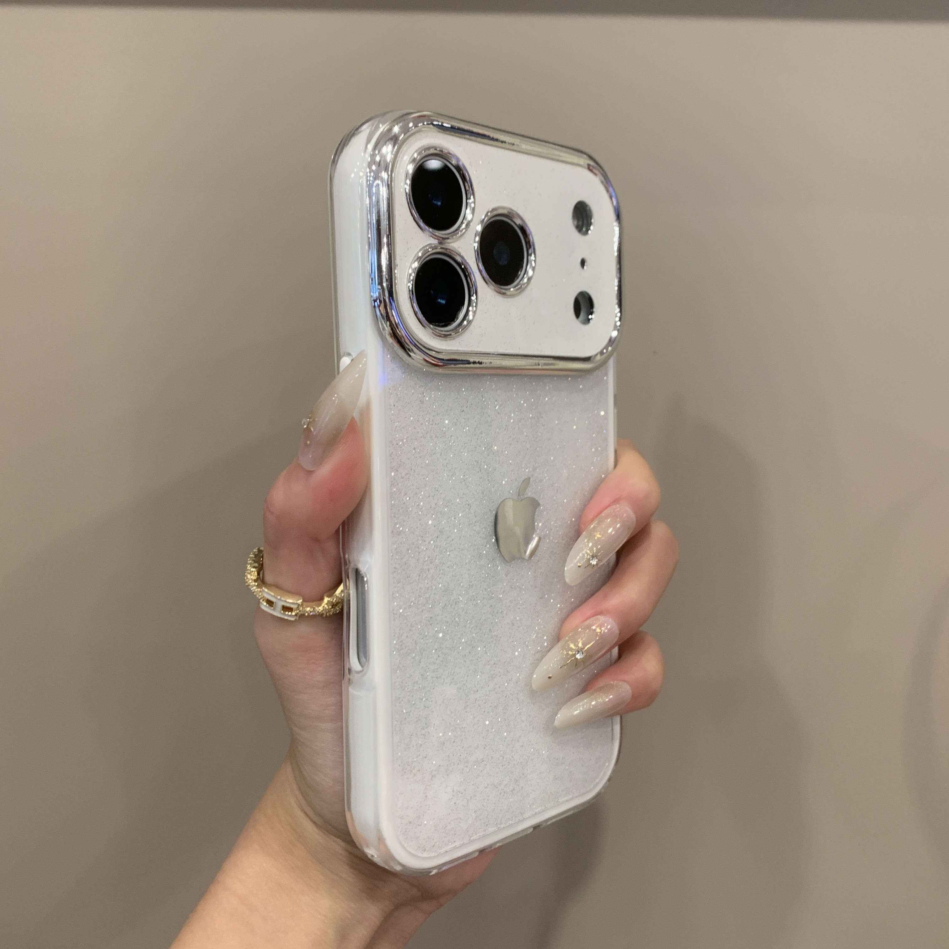 闪粉透明全包二合一防摔适用于iPhone·17promax/16/15手机壳