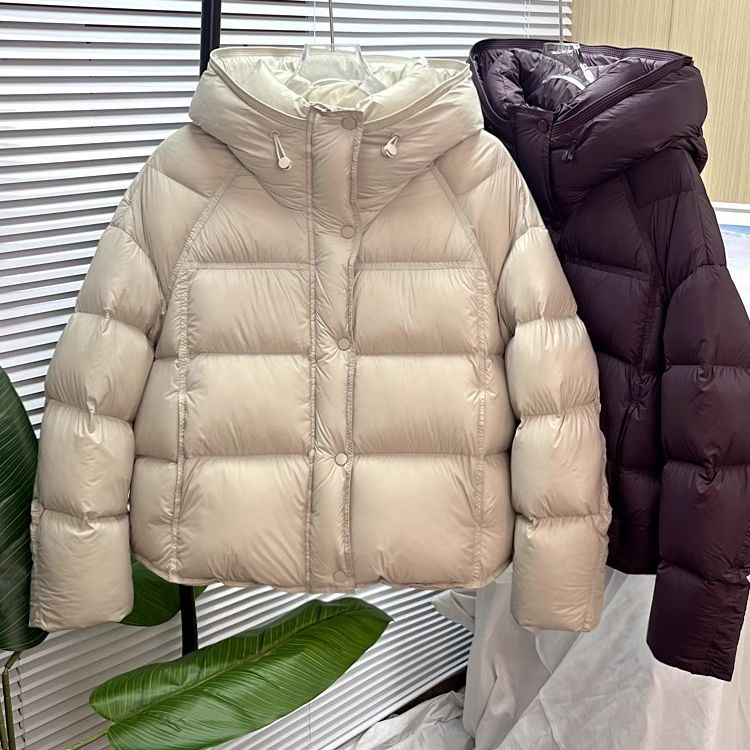 短款棉服女冬季新款时尚泡芙宽松连帽小个子女款棉衣休闲保暖外套