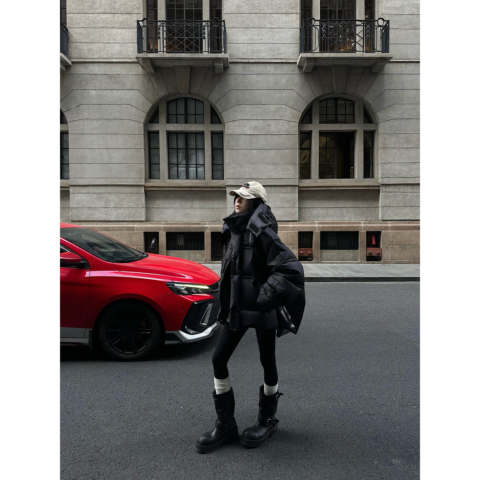 嘉仪【云朵零压】量感绗线羽绒服